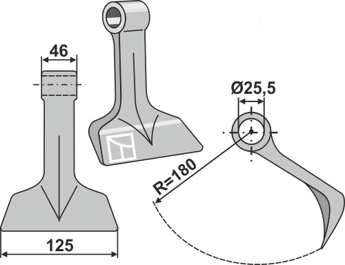 Hammerslagle 125x46mm