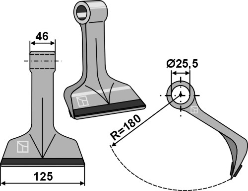 Hammerslagle 125x46mm - PTA