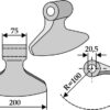 Hammerslagle 200x75mm