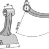 Hammerslagle 115x51mm