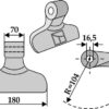 Hammerslagle 180mm 180x70mm