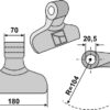 Hammerslagle 180x70mm