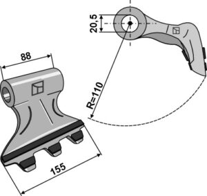 63-rm-2-pta Hammerslagle 155x88mm - PTA