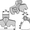 Hammerslagle 155x70mm