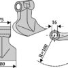 Hammerslagle 100x75mm