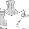 Hammerslagle 100x75mm