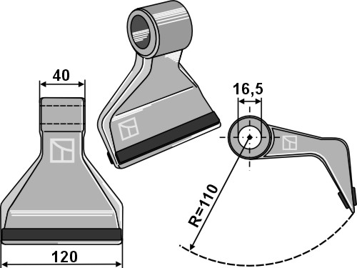 Hammerslagle 120x40mm - PTA