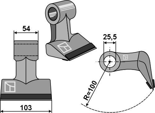 Hammerslagle 103x54mm - PTA