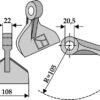 Hammerslagle 108x22mm