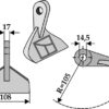 Hammerslagle 108x17mm