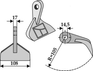 Hammerslagle 108x17mm