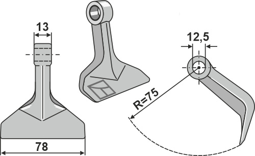 Hammerslagle 78x13mm