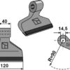 Hammerslagle 120x40mm - PTA