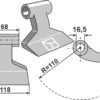 Hammerslagle 118x68mm