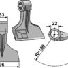 Hammerslagle 96x33mm