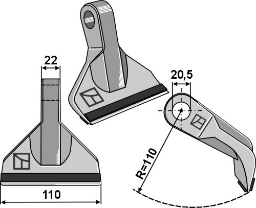 Hammerslagle 110x22mm - PTA