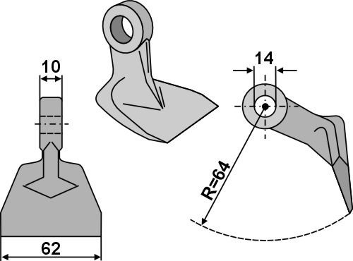 Hammerslagle 62x12mm