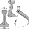 Hammerslagle 105x56mm
