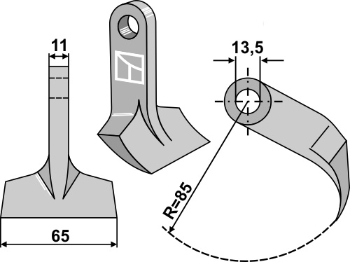 Hammerslagle 65x11mm