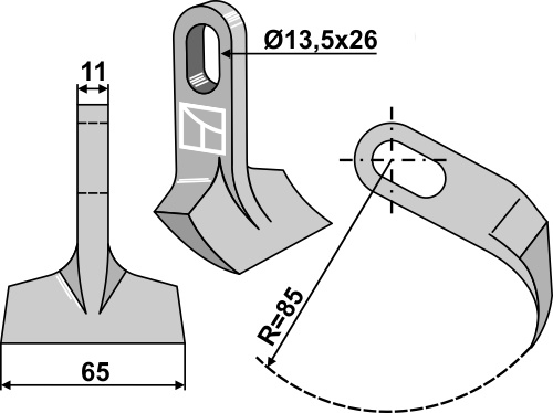 Hammerslagle 65x11mm