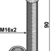 Umbracobolt M16x2x90 - 10.9 m. møtrik