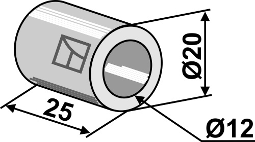 Bøsning 25xØ12xØ20