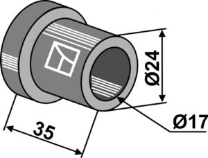 Bøsning indvendig 35xØ17xØ24