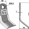 Y- kniv 210x60mm