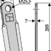 Kniv 205x60mm