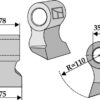 Hammerslagle 75x78mm