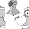 Hammerslagle 70x60mm