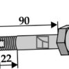 Bolt M16x1,5x90 - 10.9