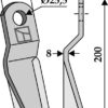 Bio kniv 200x60mm