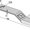 Kniv 600mm - venstre