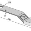 Kniv 650mm - venstre
