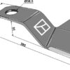 Kniv 395mm - venstre