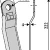 Kniv 222x50mm