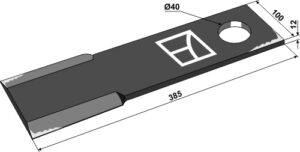 63-sui-50 Kniv 385mm