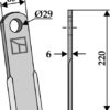 Kniv 220x65mm