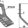 Y 100x40mm - kniv
