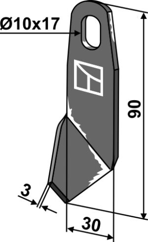 63-uni-20 Vingeklinge - højre