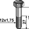 Bolt M12x1,75x47 - 10.9