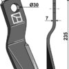 Slagle 235x75mm