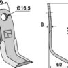 Y-kniv 160x40mm