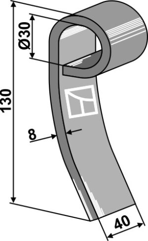Slagle 130x40mm