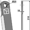 Kniv 210x60mm