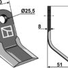 Y-kniv 147x60mm
