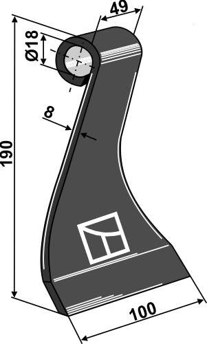 Slagle 190x100mm