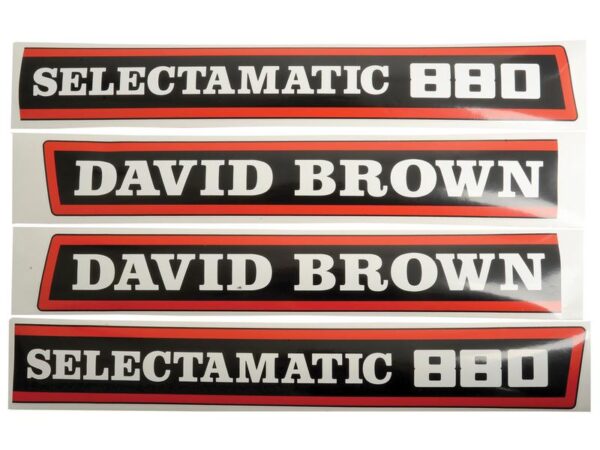Emblemsæt - David Brown 800 Selectamatic