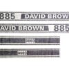 Emblemsæt - David Brown 885